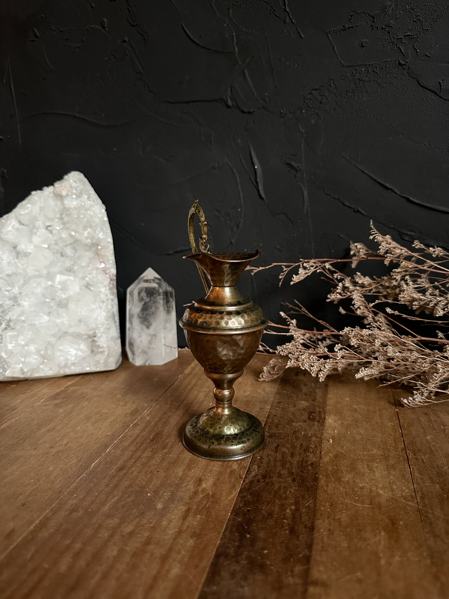 Vintage Hammered Copper Vase