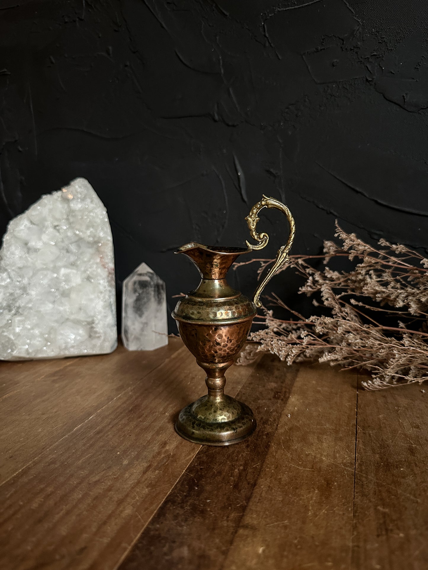 Vintage Hammered Copper Vase