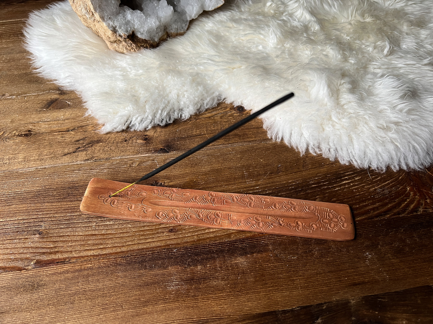 Wood Incense Holder