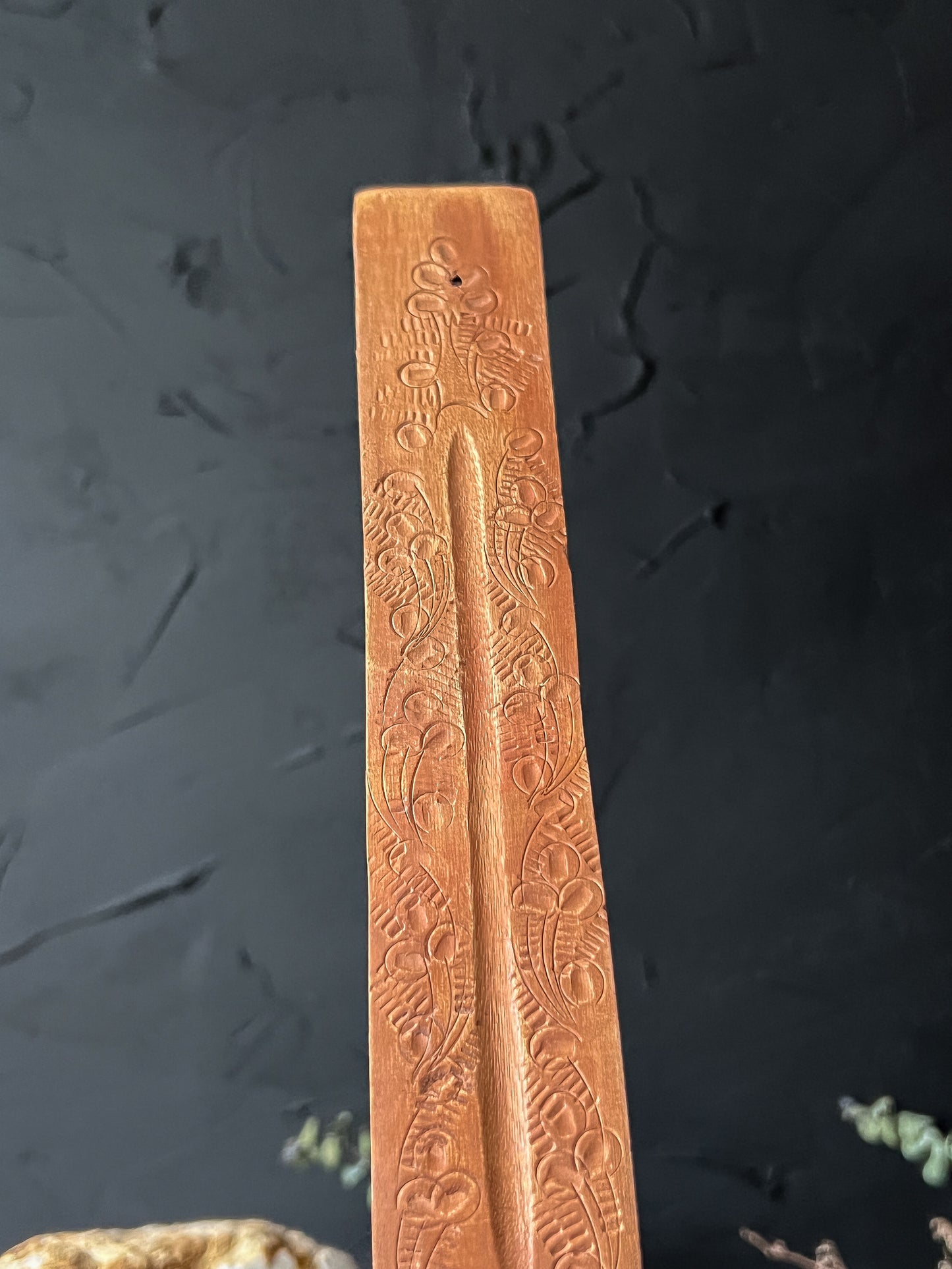 Wood Incense Holder