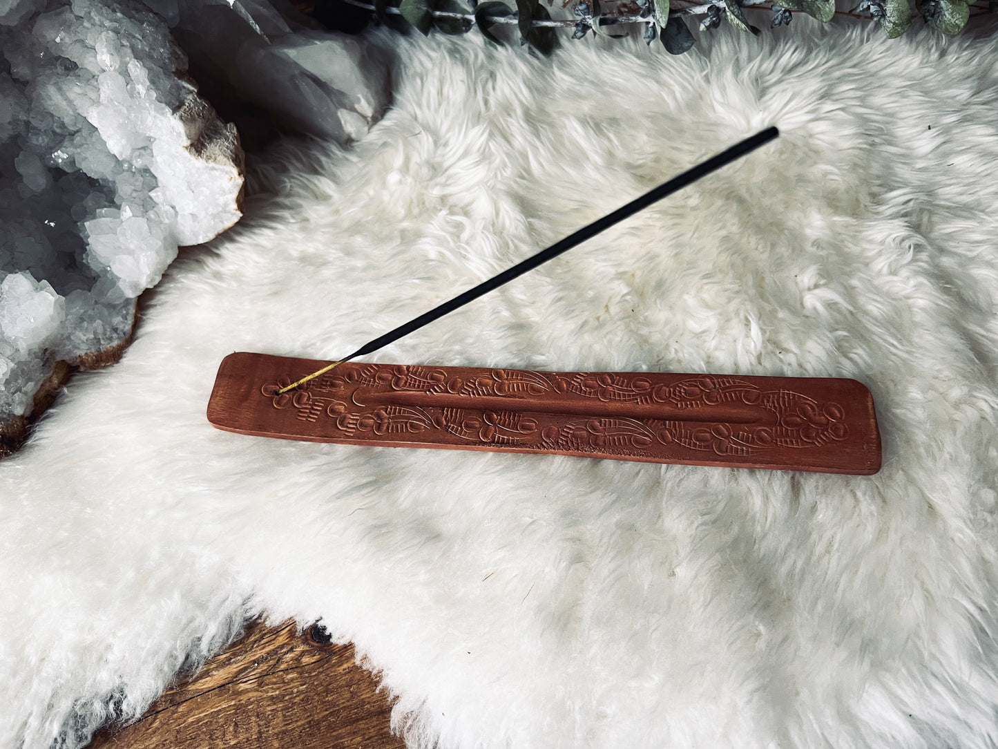 Wood Incense Holder