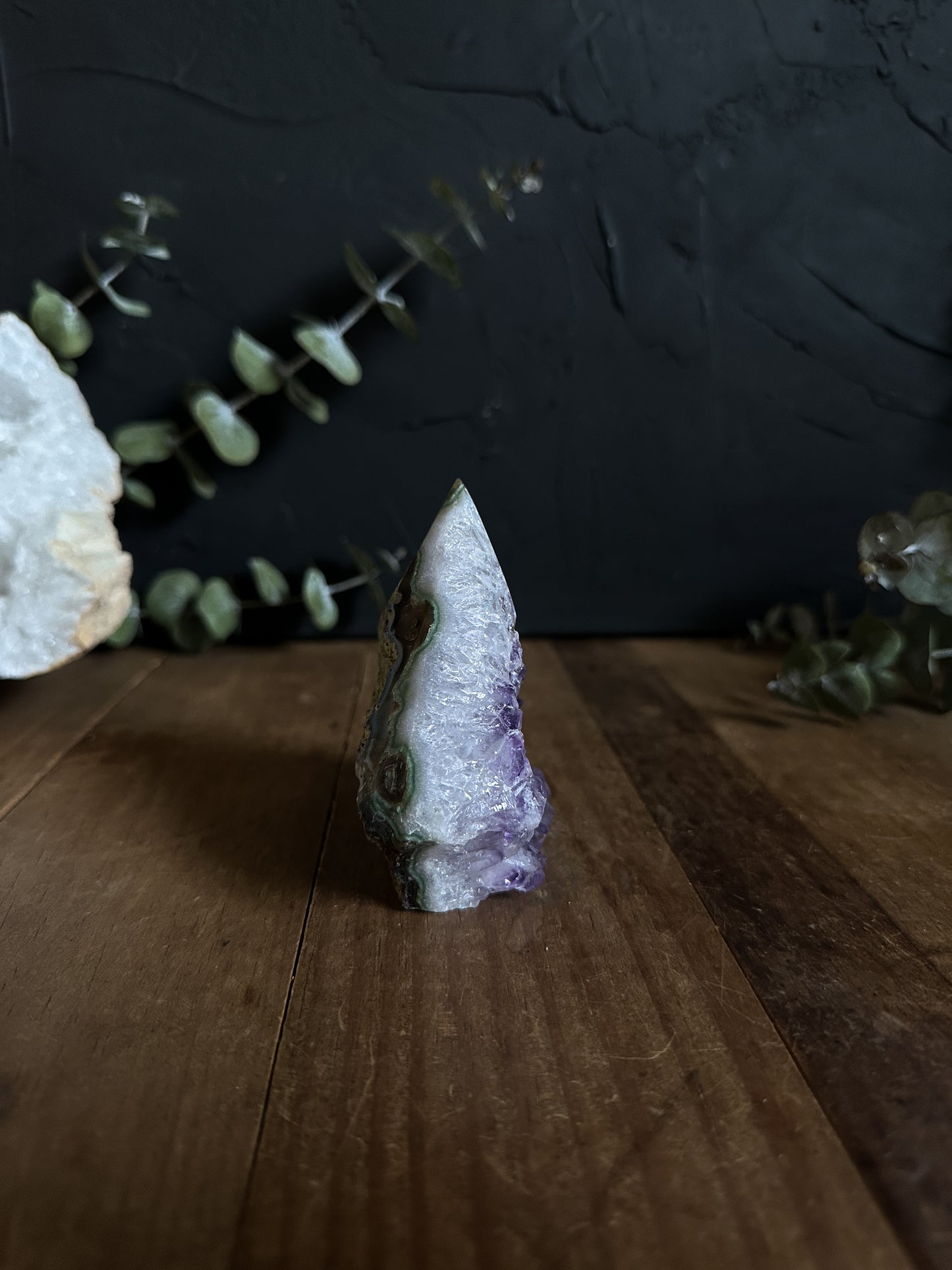 Amethyst Point Cluster Geode - 02