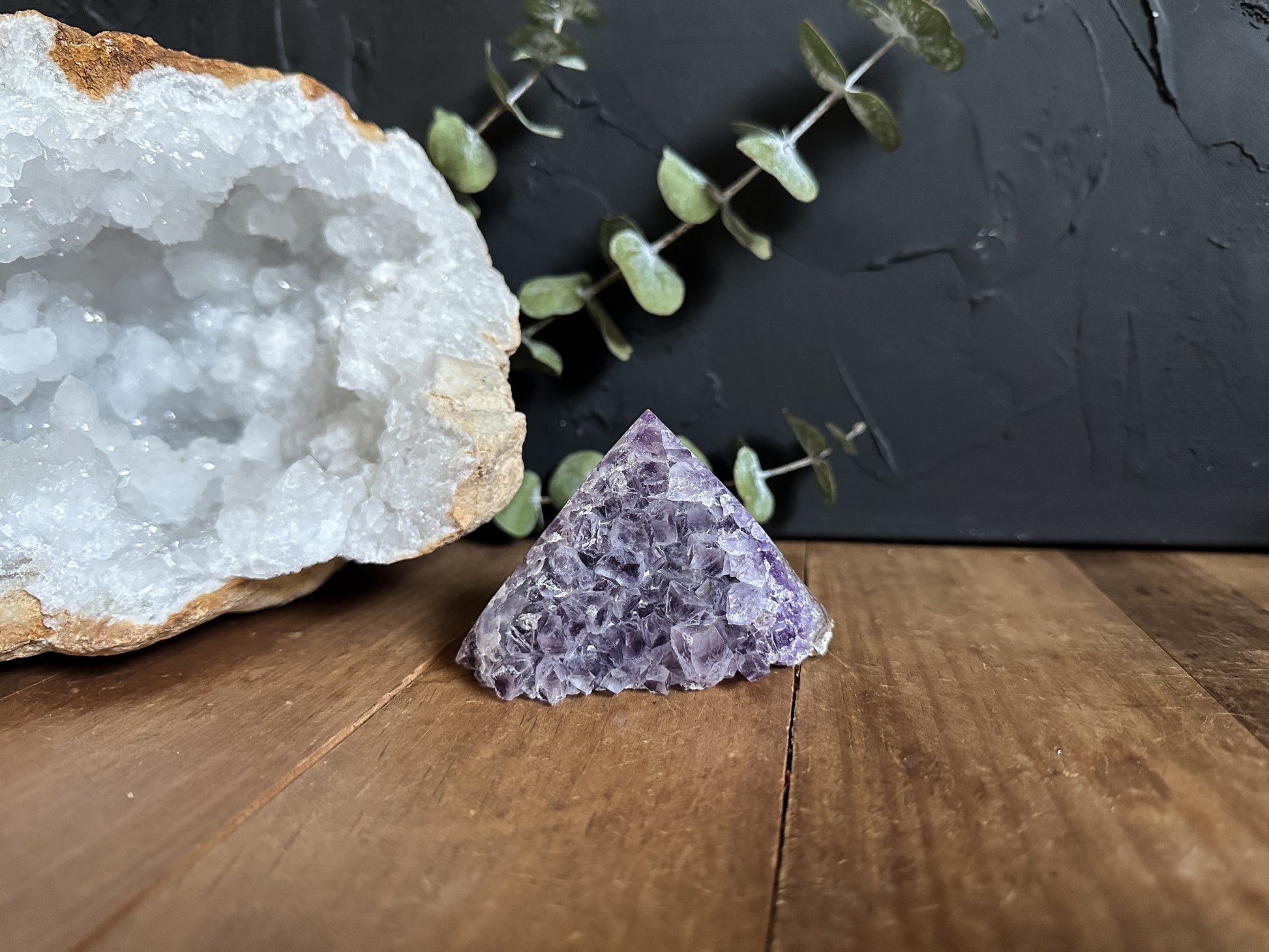 Amethyst cluster perfect to add to your sacred space, meditation altar or given as a gift!