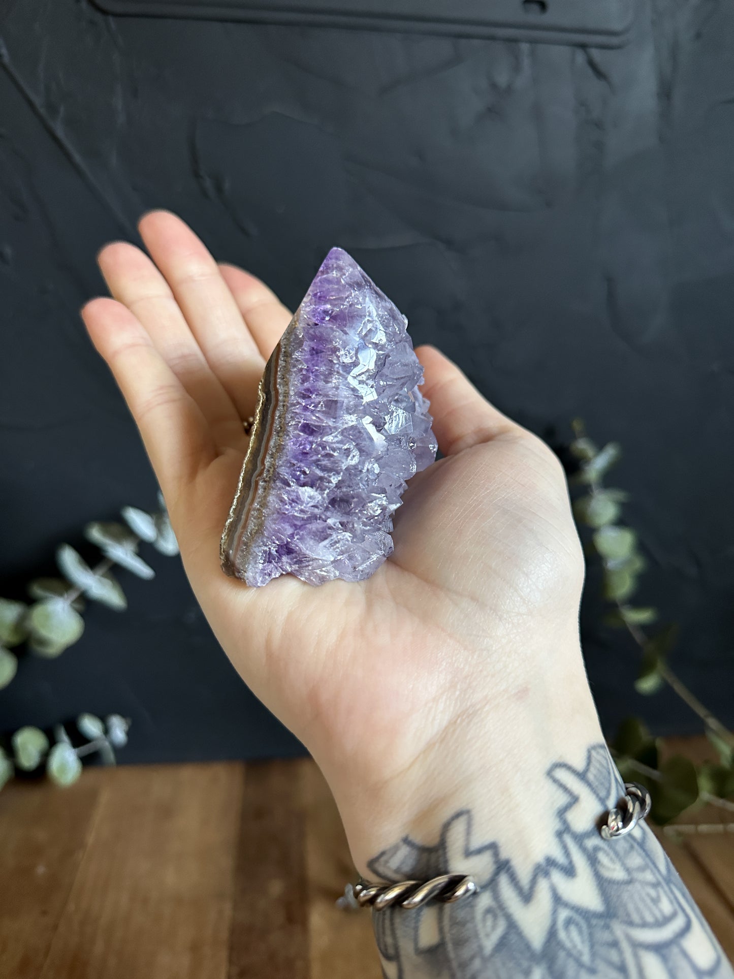 Amethyst Point Cluster Geode - 03