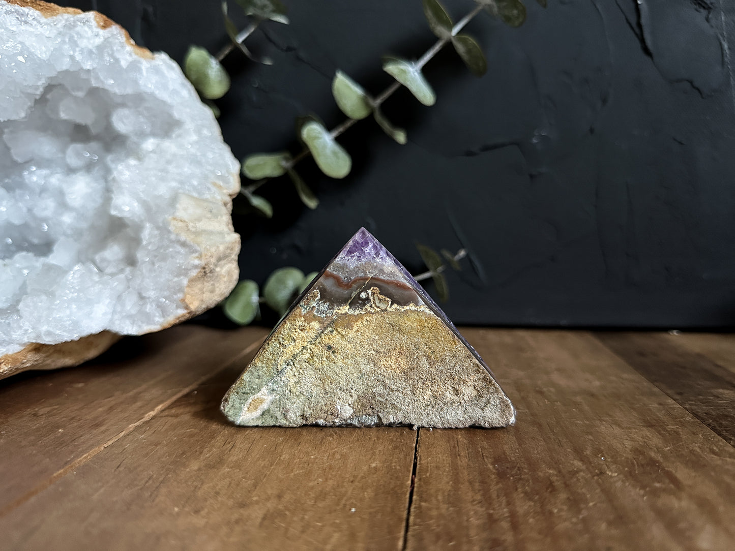 Amethyst Point Cluster Geode - 03