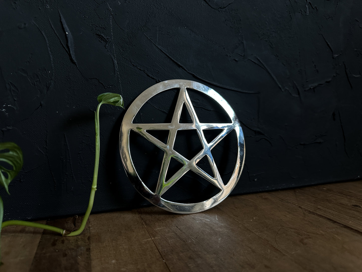 Silver Pentacle Altar Tile - SALE