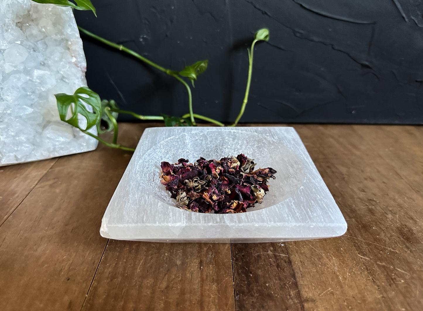 Selenite Square Bowl - SALE