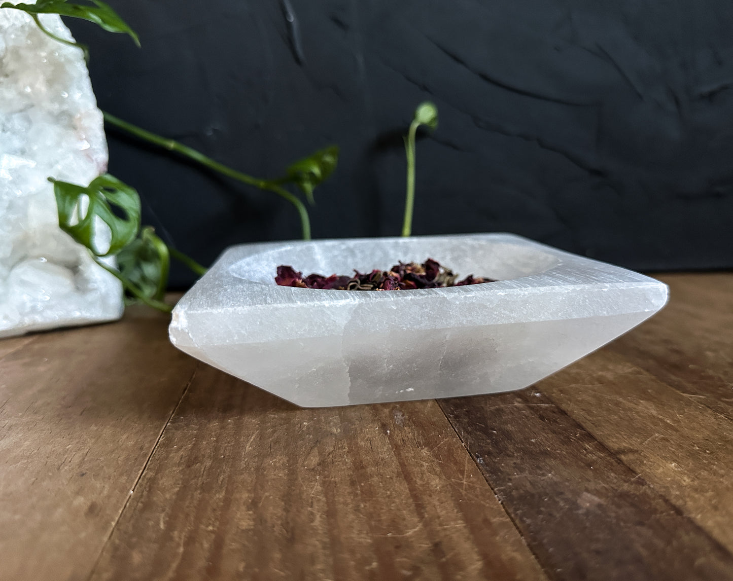 Selenite Square Bowl - SALE