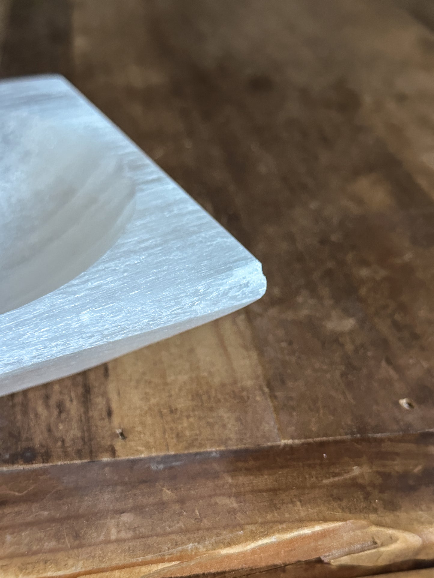 Selenite Square Bowl - SALE