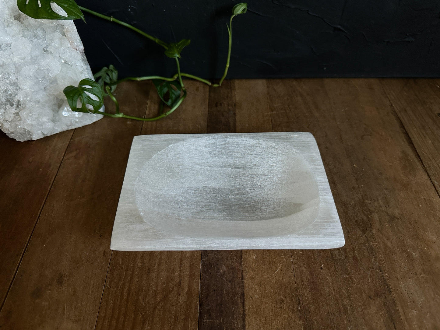 Selenite Square Bowl - SALE