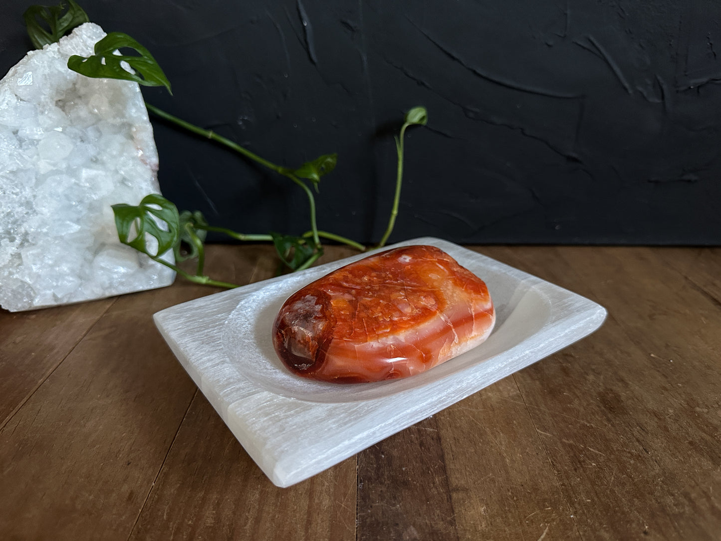 Selenite Rectangle Bowl