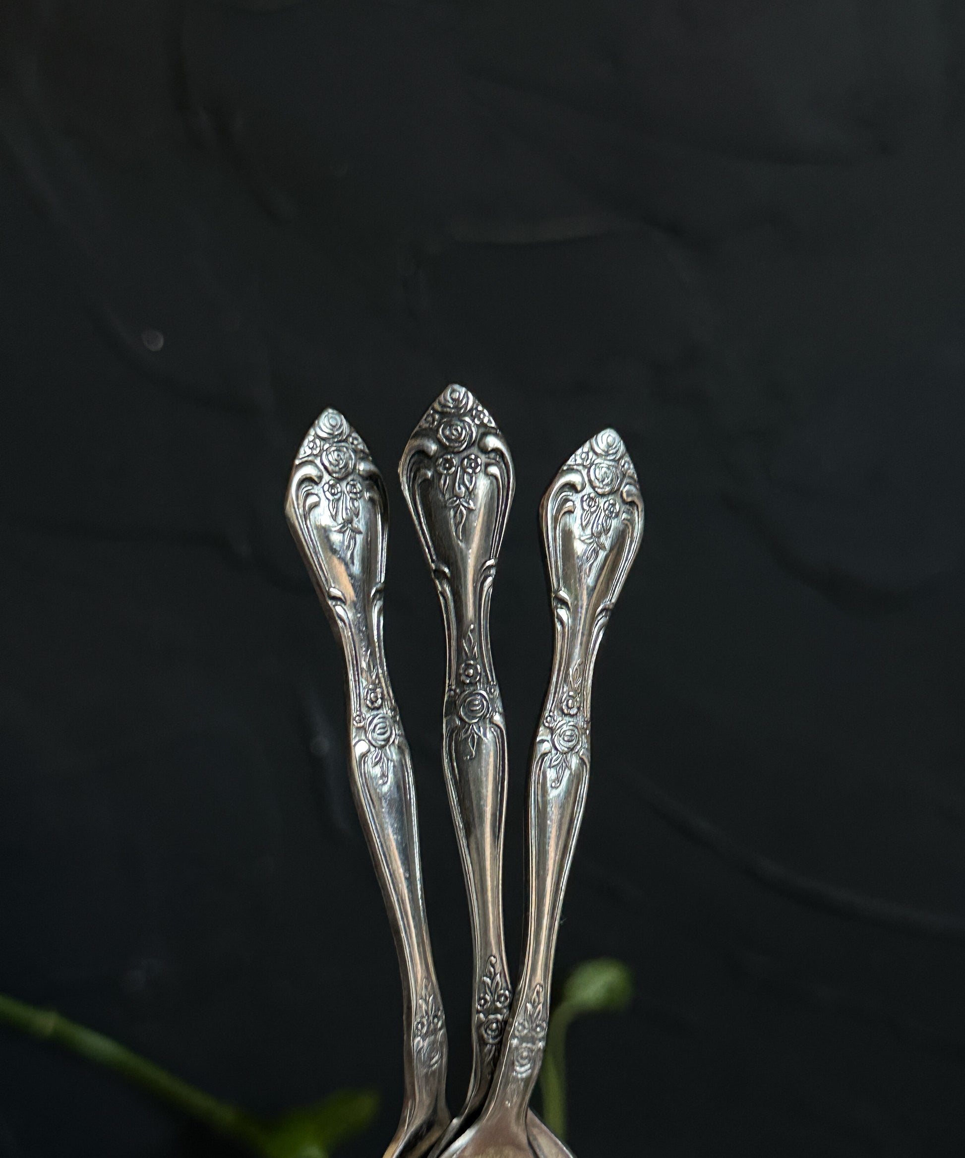 Vintage Altar Spoon Floral Design