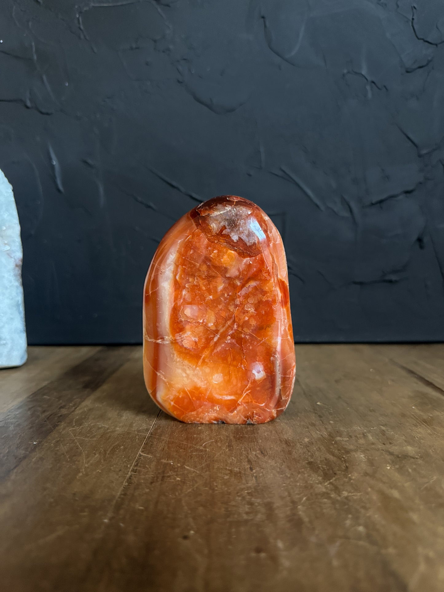 Carnelian, a vibrant and energizing crystal, resonates with the sacral and solar plexus chakras.