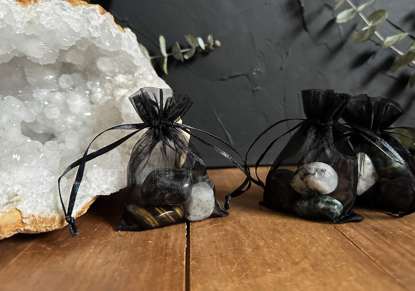 Tumbled Crystal Set for Self Love. They come in a little bag to easily carry with you. 