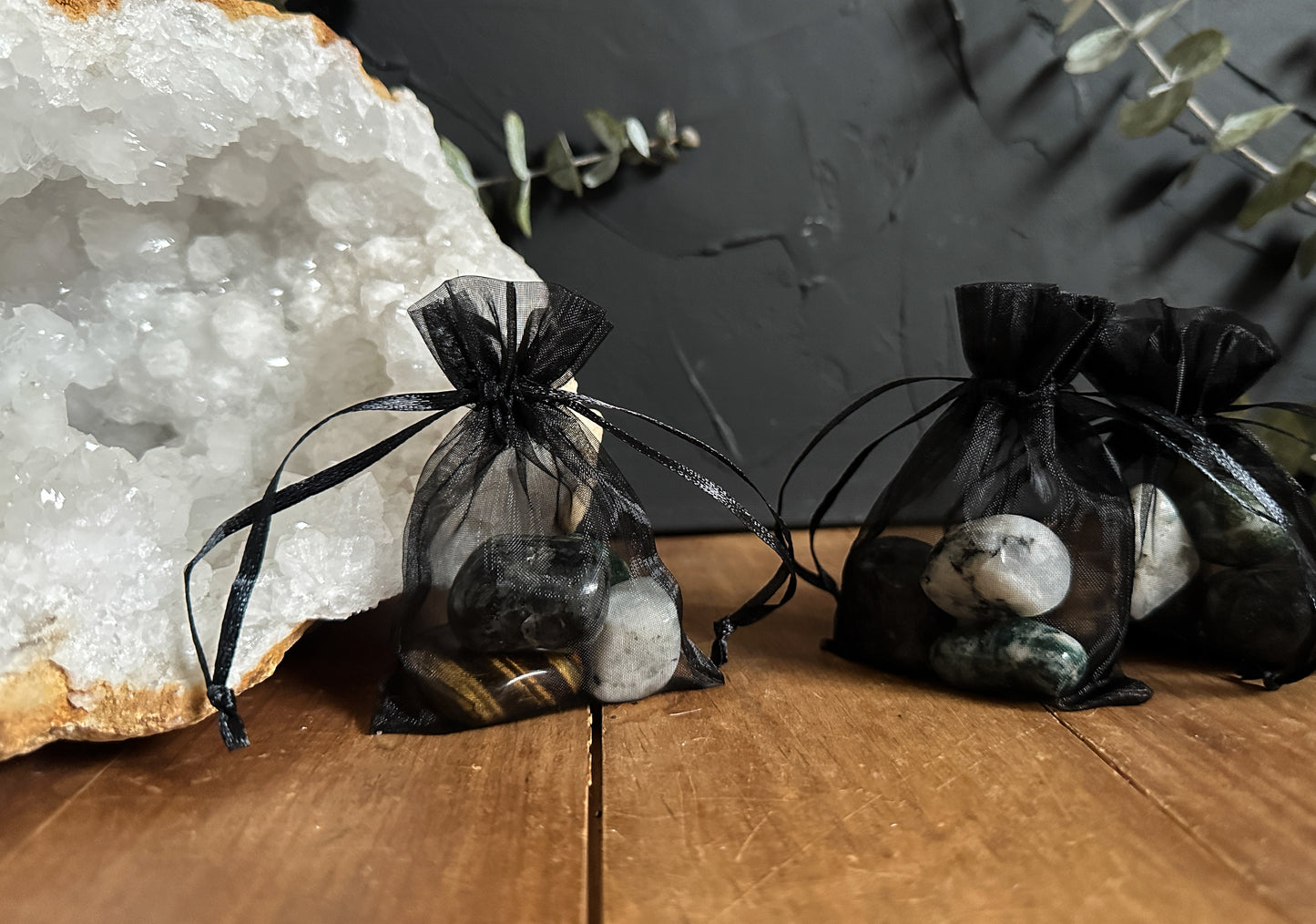 Tumbled Crystal Set for Self Love. They come in a little bag to easily carry with you.