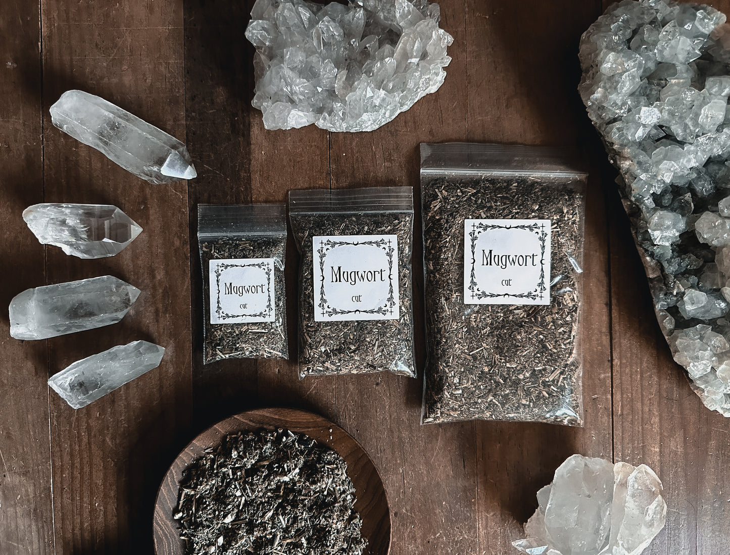 The Stone Maidens Bulk Apothecary has Mugwort Cut.