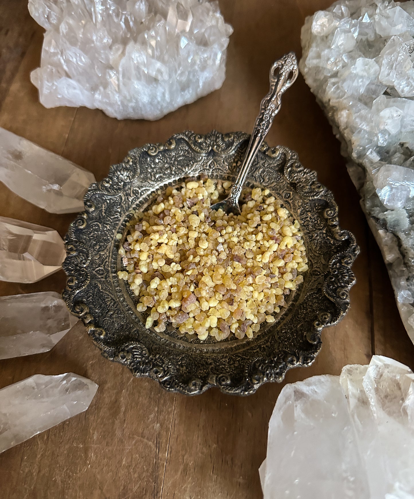 Frankincense Tears (Boswellia carteri) Frankincense Resin.