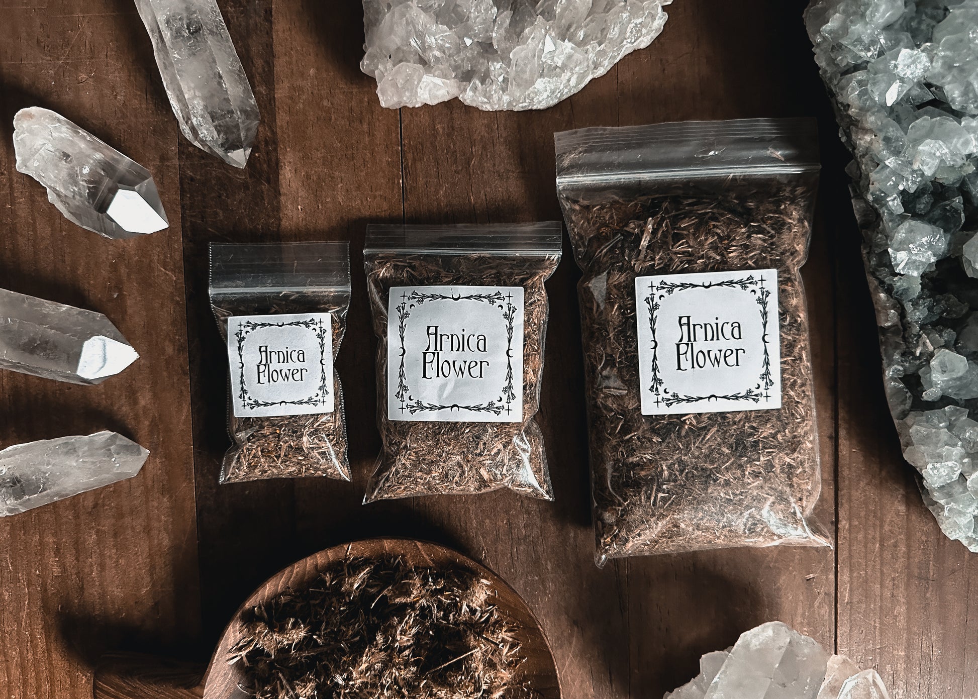 Dried Arnica Flower , The Stone Maidens Bulk Apothecary