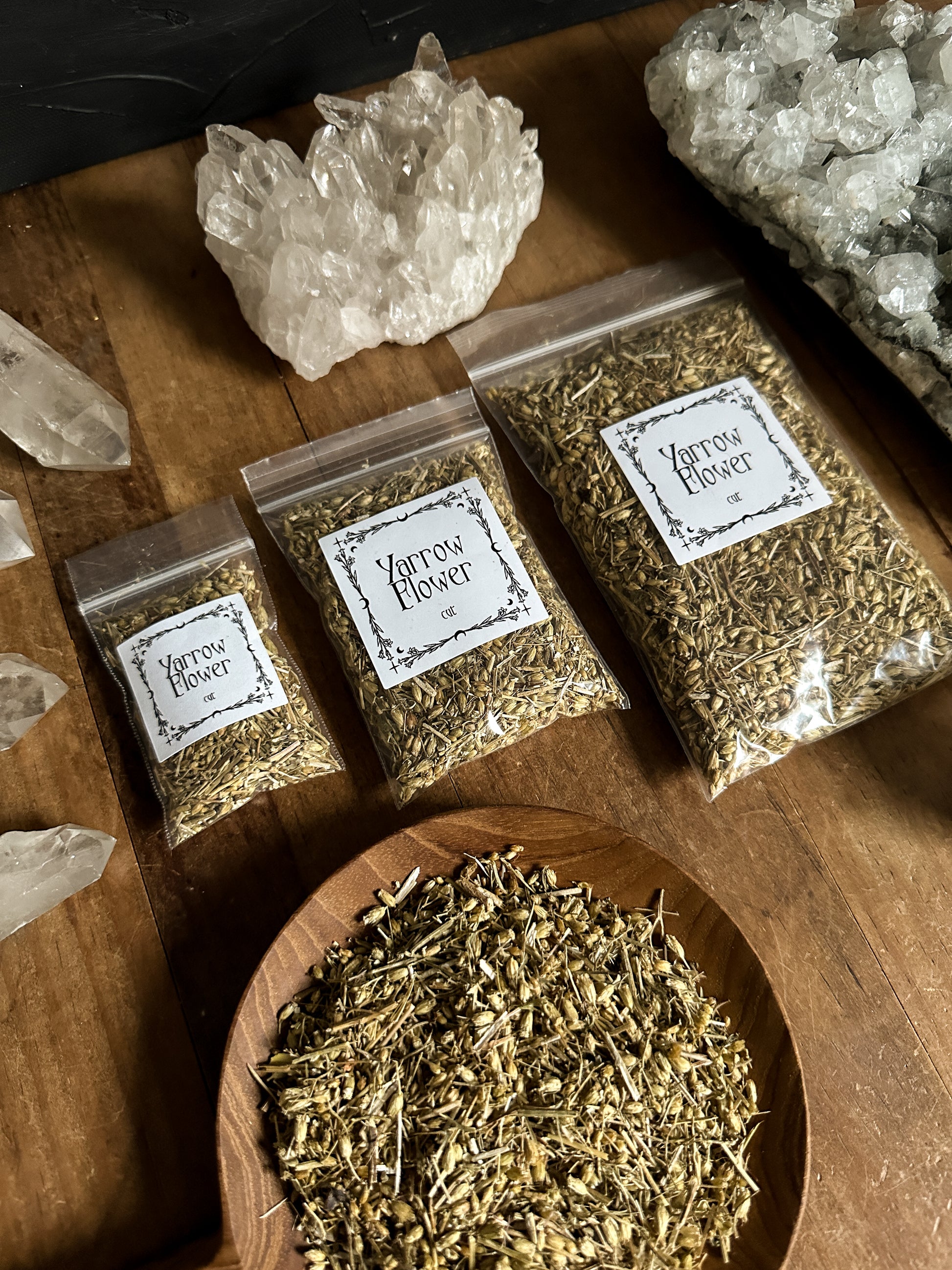 Bulk Apothecary at The Stone Maidens. Canadian Witchy Metaphysical Shop.