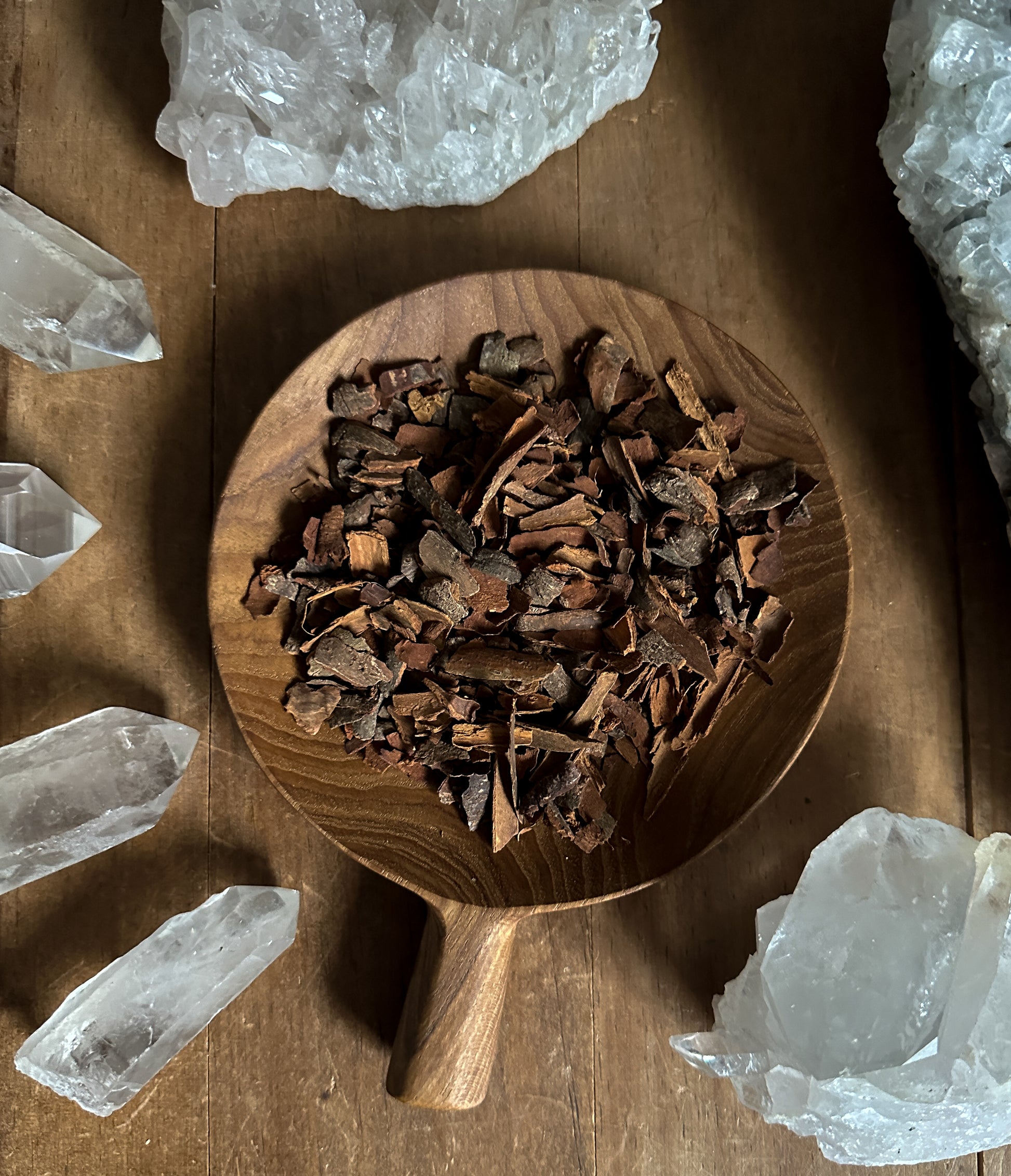 Cinnamon Chips, Ritual Dried Herbs and Spices.