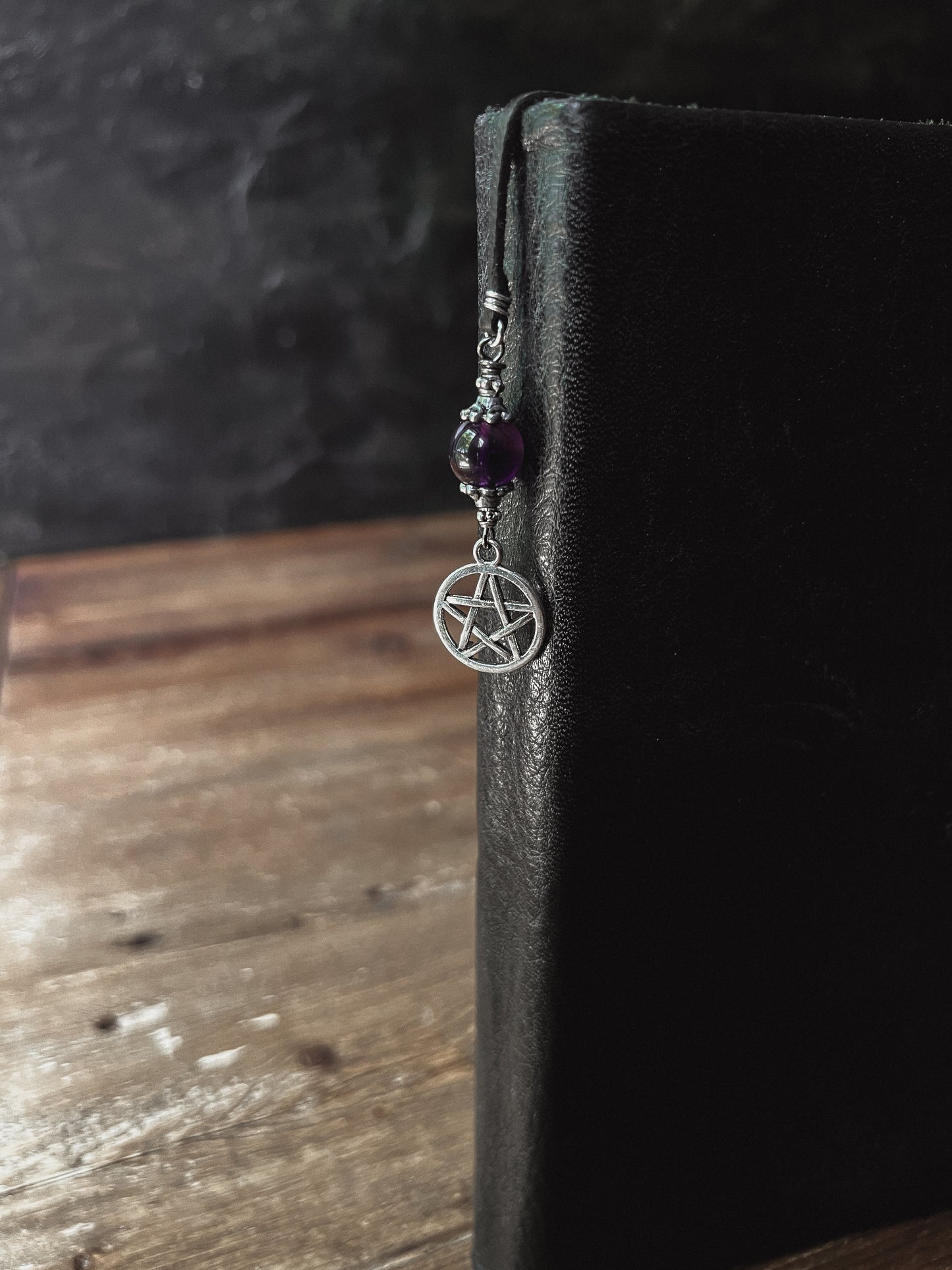 Crystal Pentacle Bookmark - Silver