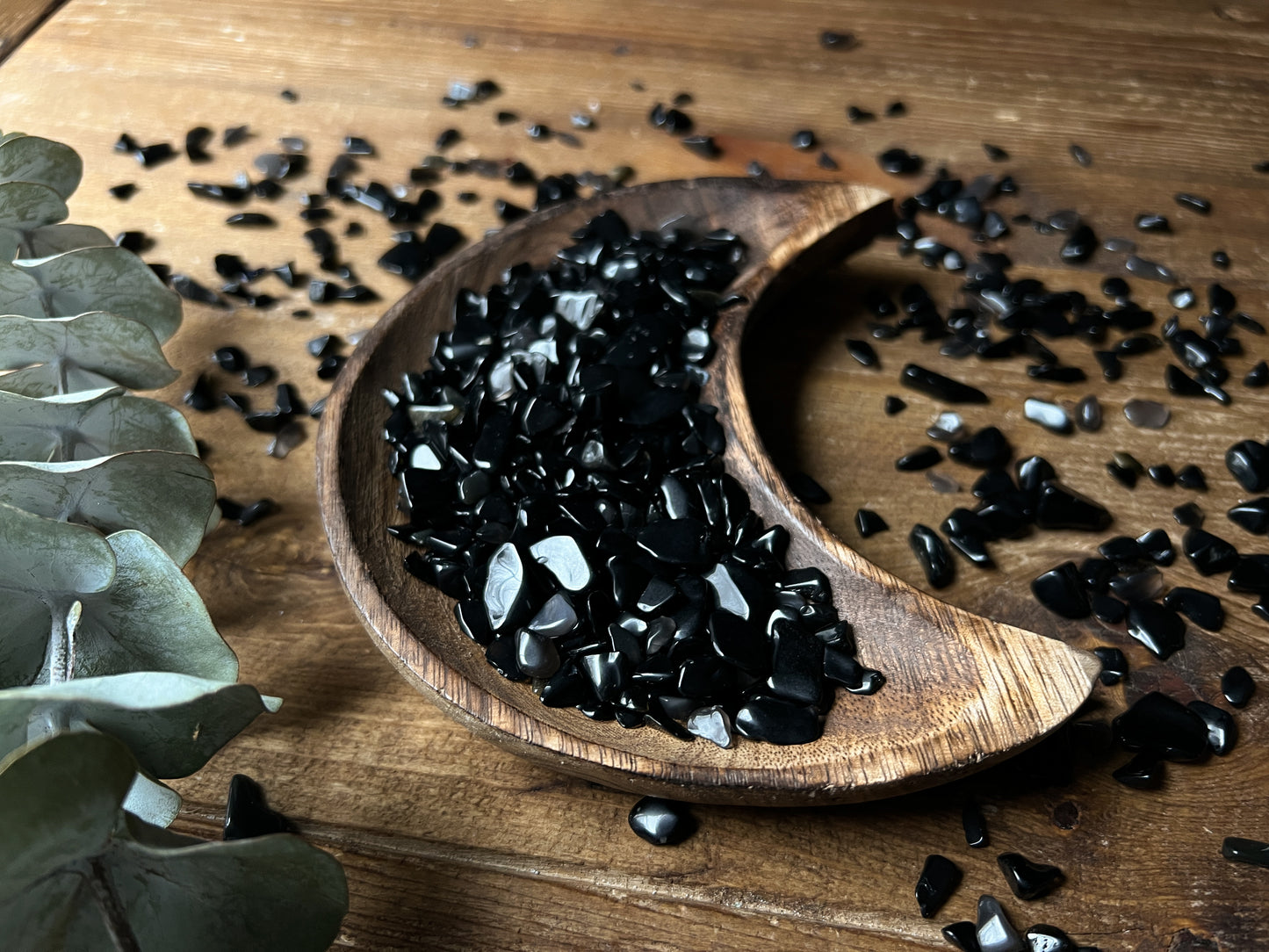 Black Obsidian Chips