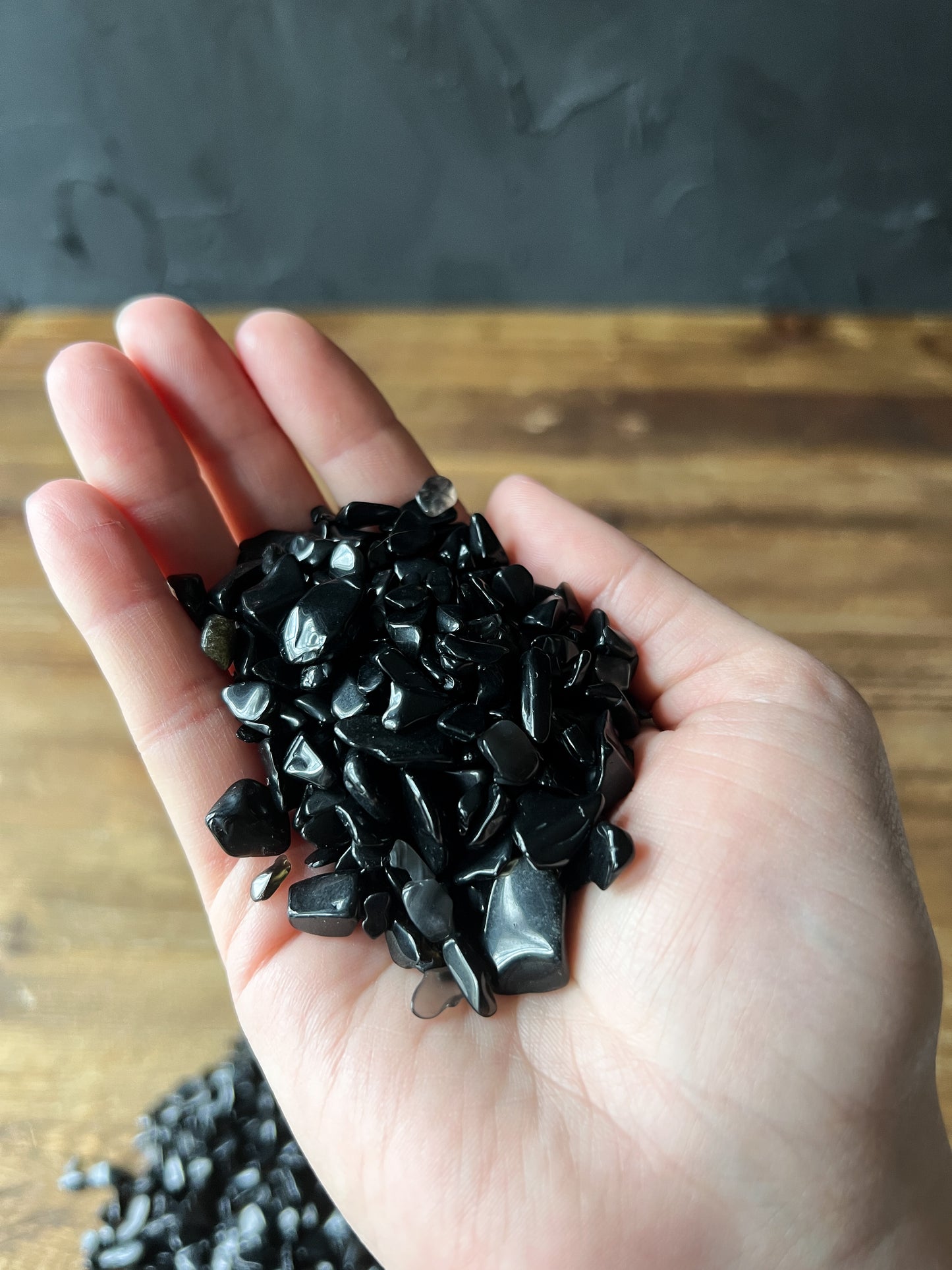 Black Obsidian Chips