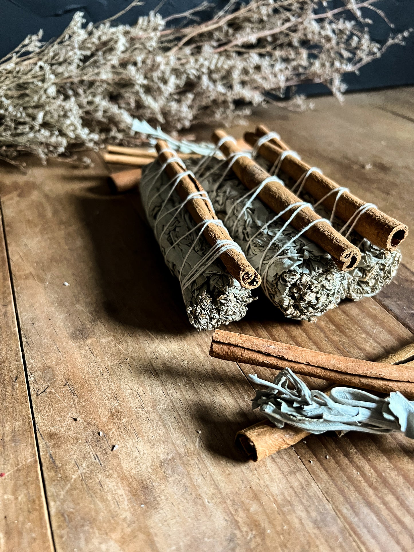 White Sage and Cinnamon Bundles