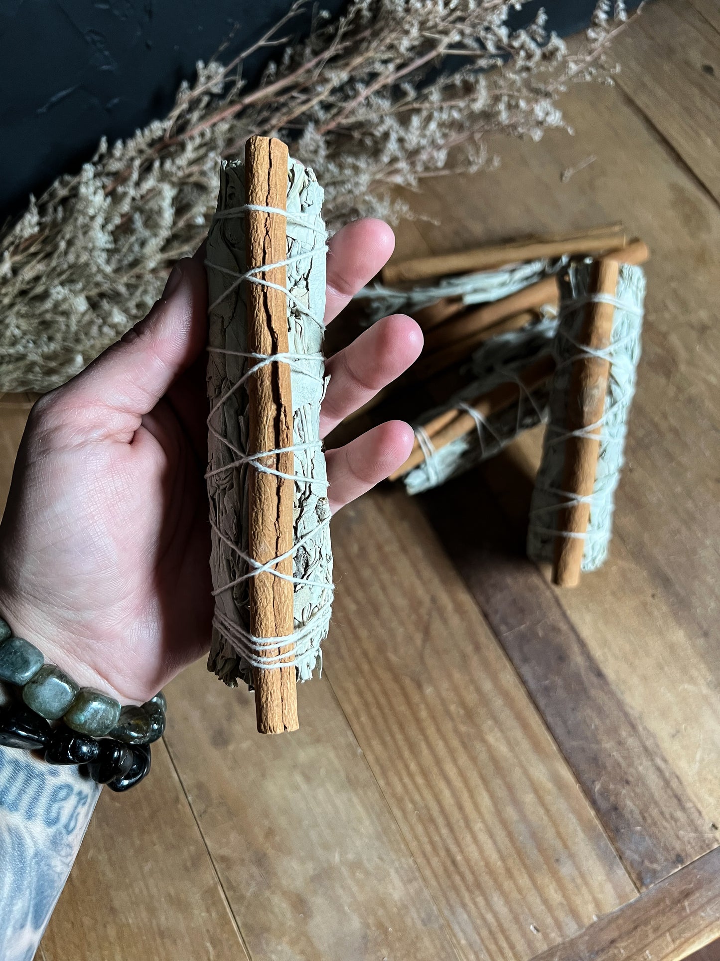 White Sage and Cinnamon Bundles