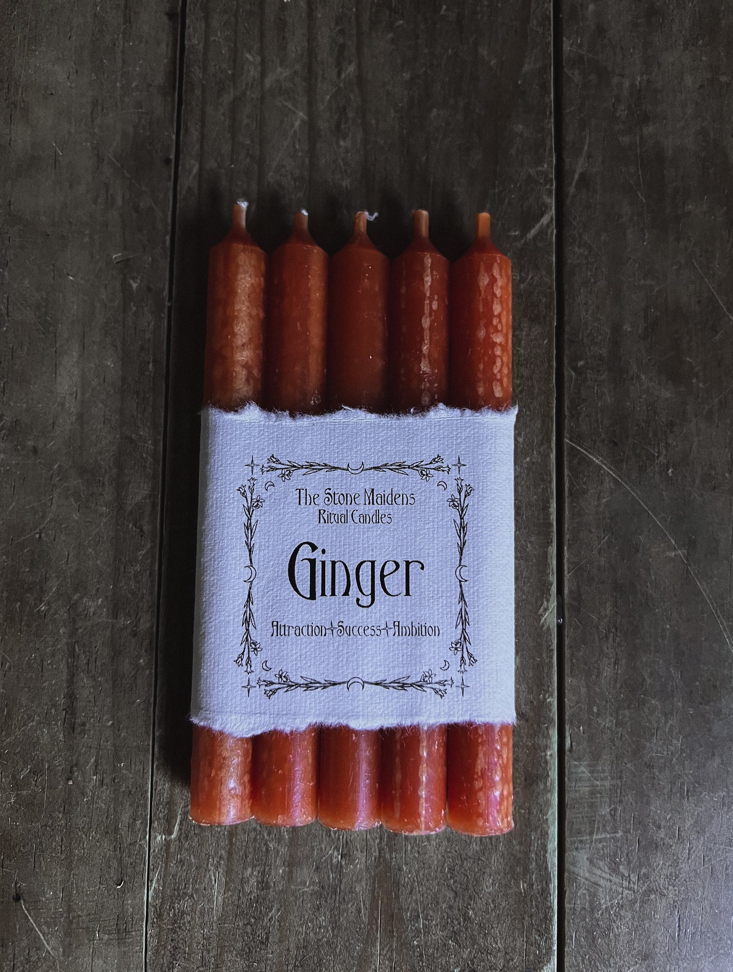 Ginger Orange Spell Candles - 5" Chime Candles