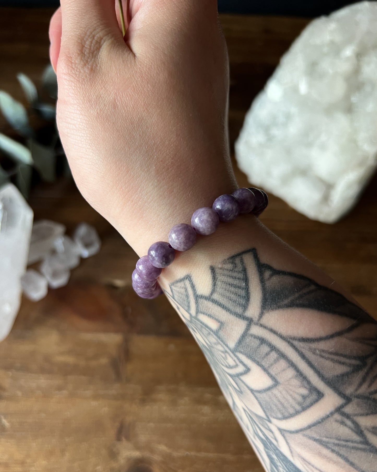 8mm Lepidolite Bracelet