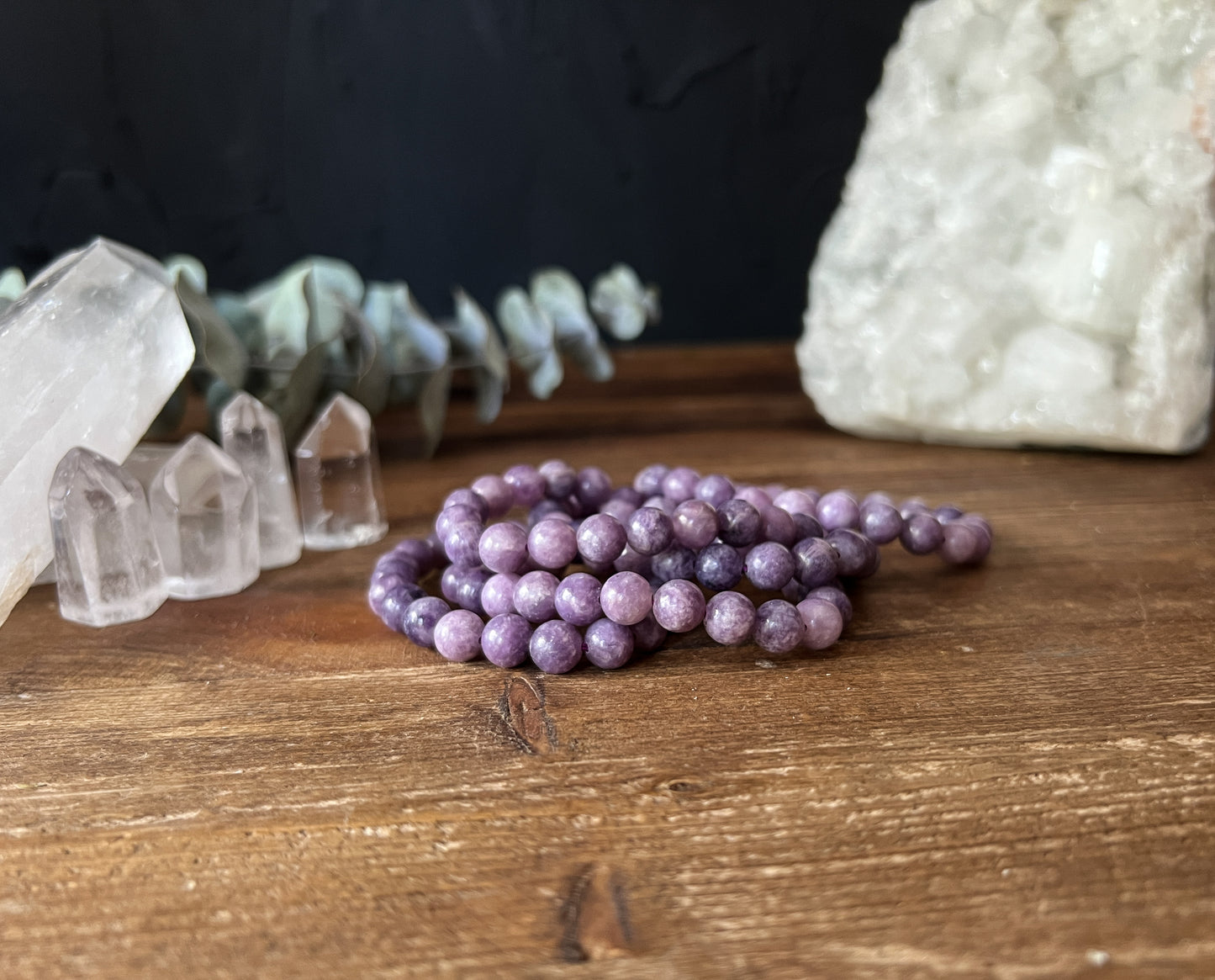 8mm Lepidolite Bracelet