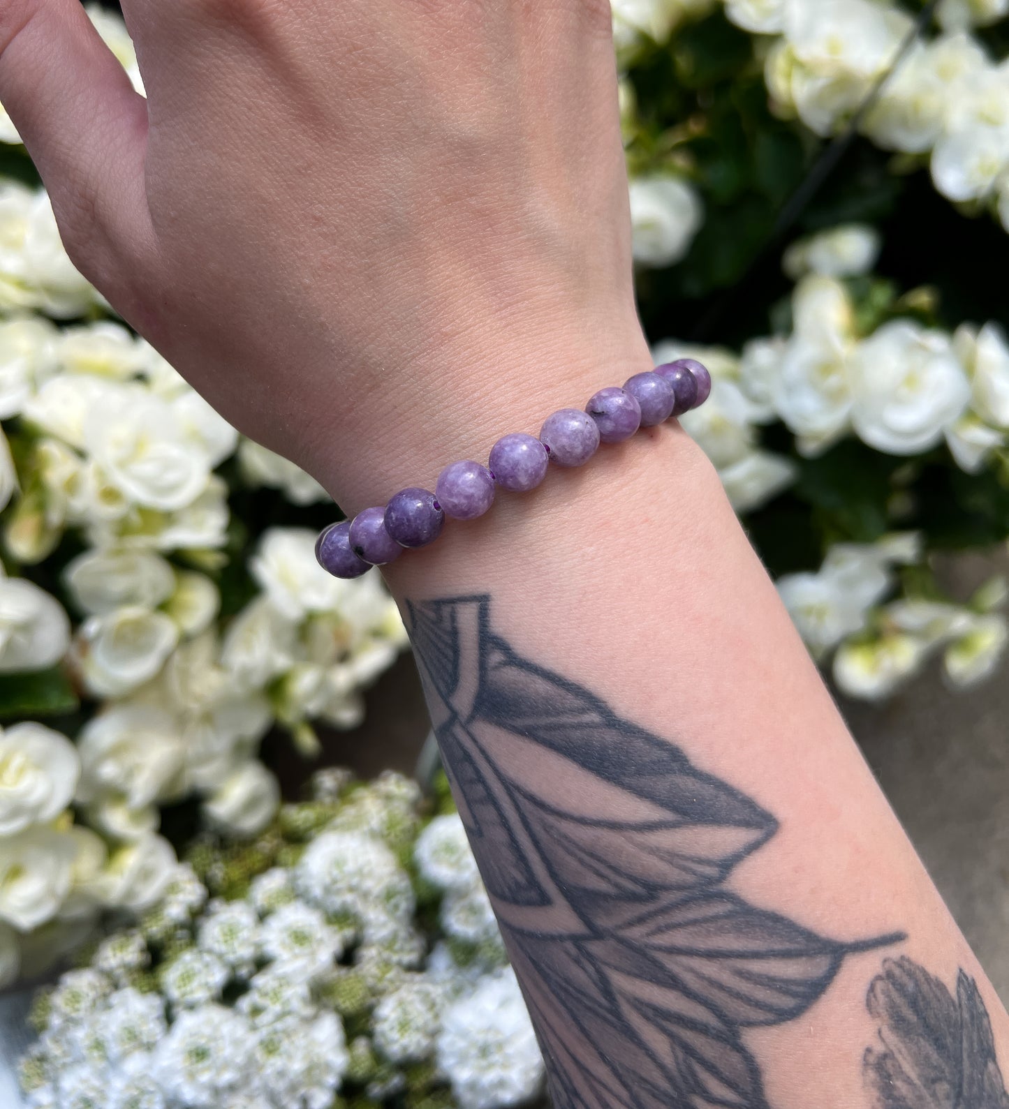 8mm Lepidolite Bracelet