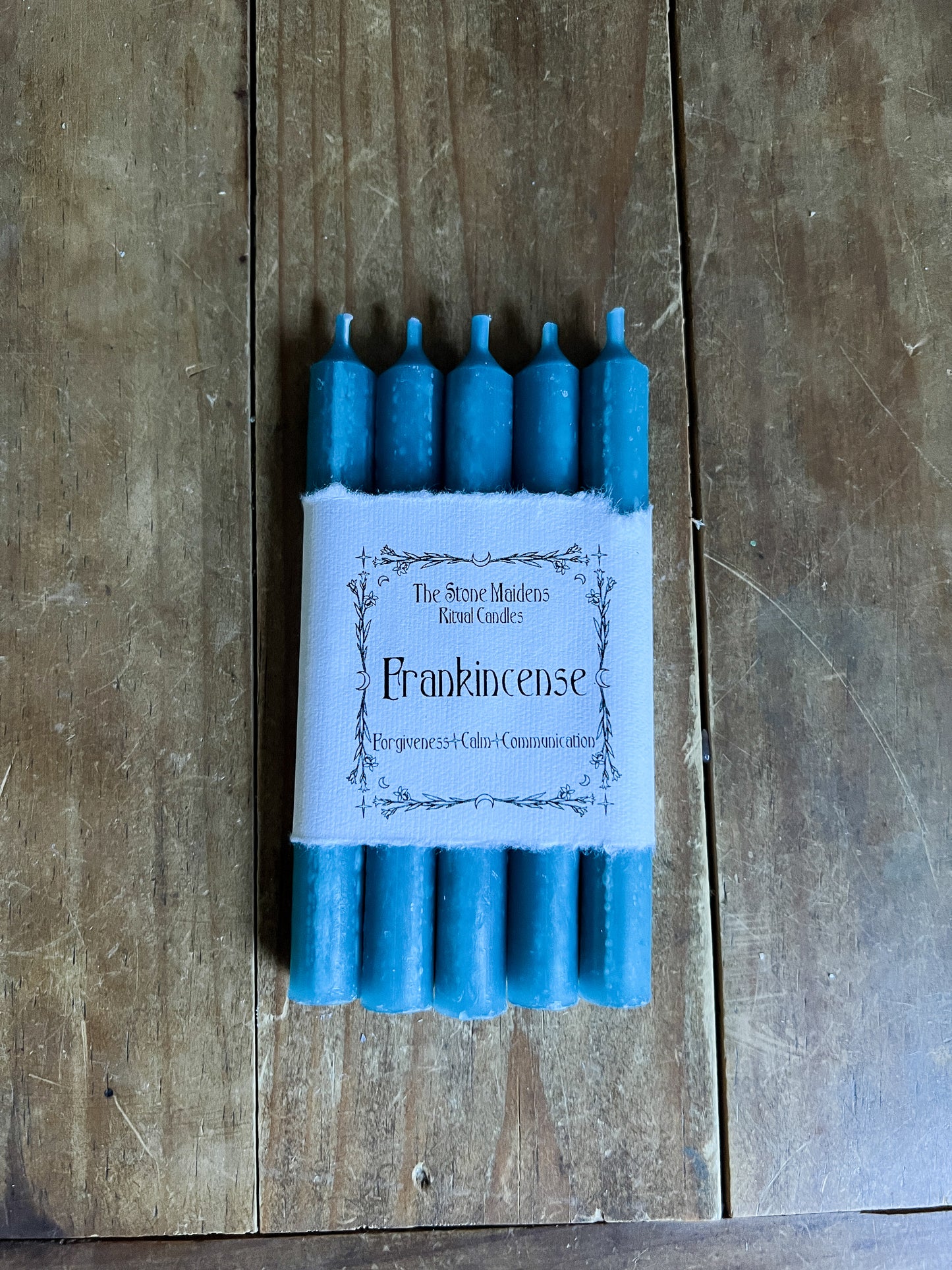 Frankincense Light Blue Spell Candles - 5" Chime Candles