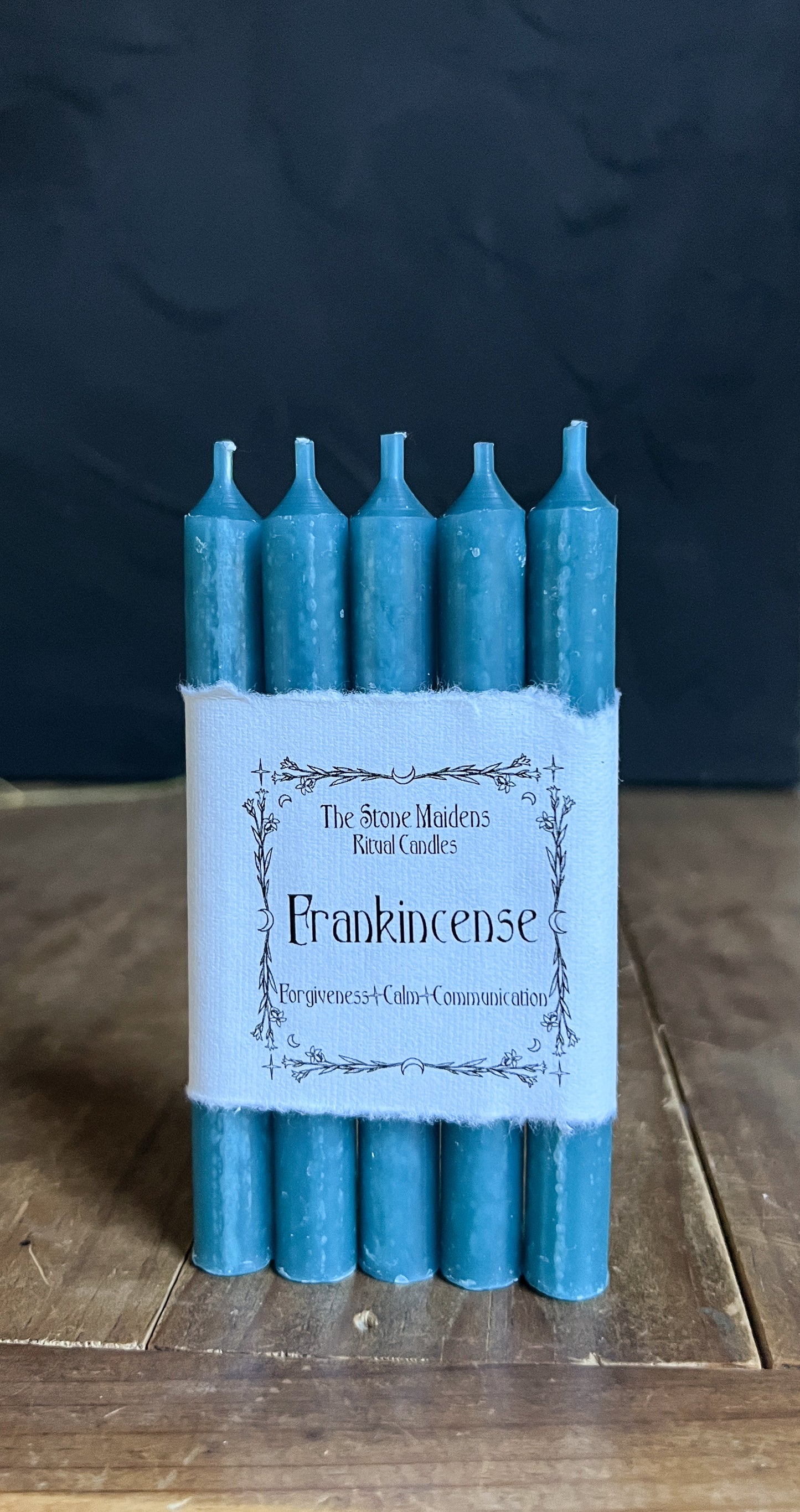 Frankincense Light Blue Spell Candles - 5" Chime Candles