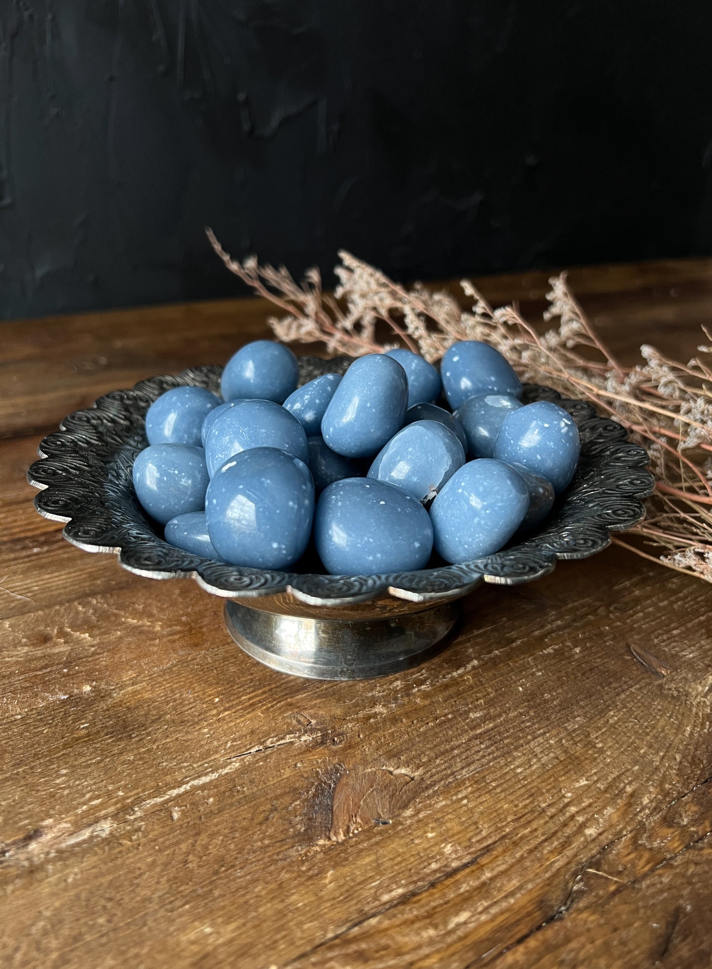 Large Angelite Tumbled Stones