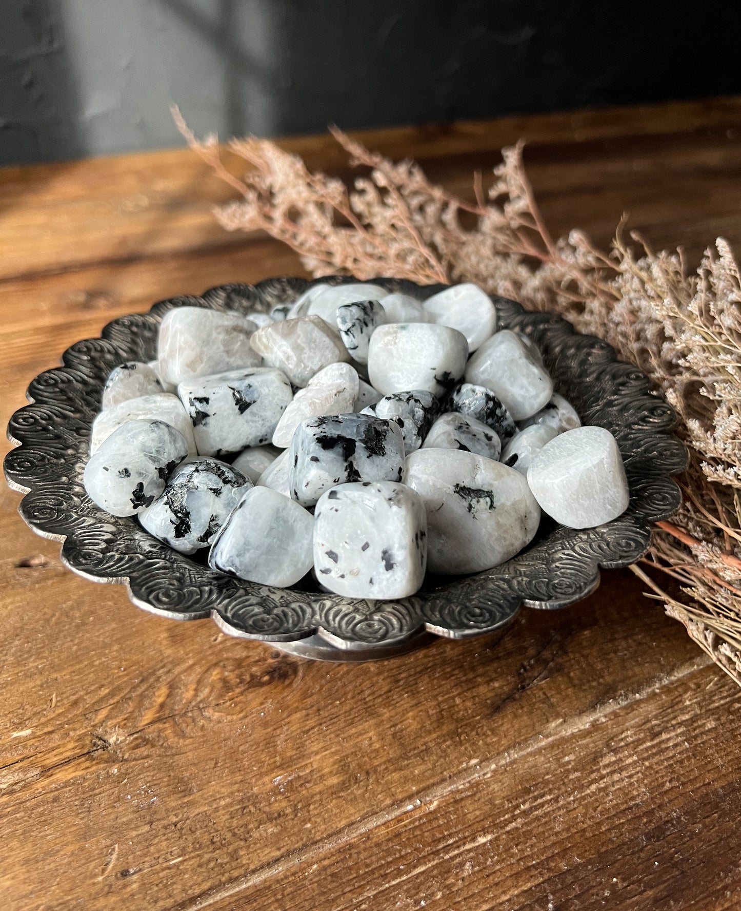 Rainbow Moonstone Tumbled Stones