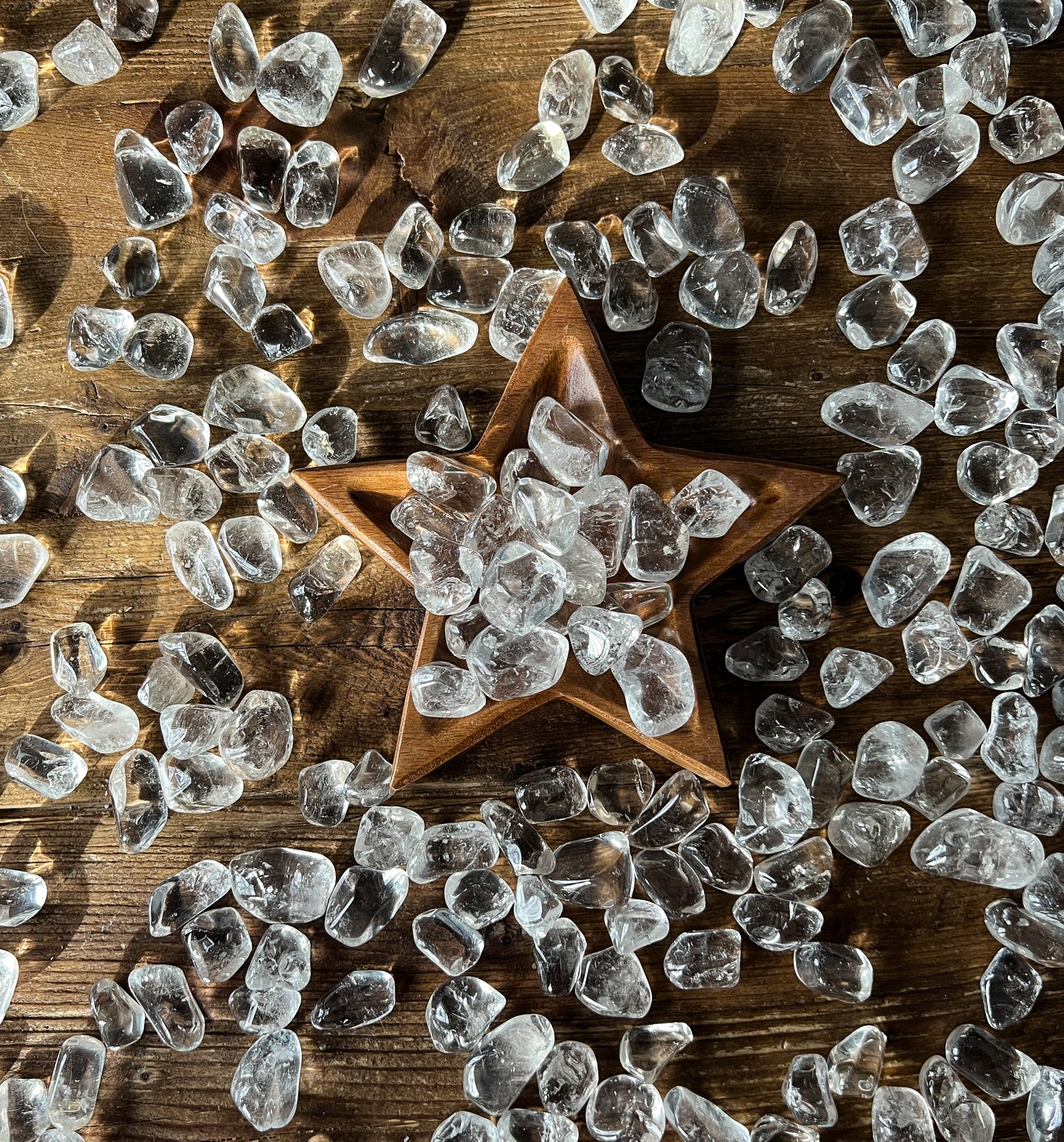 Clear Quartz Tumbled Stones