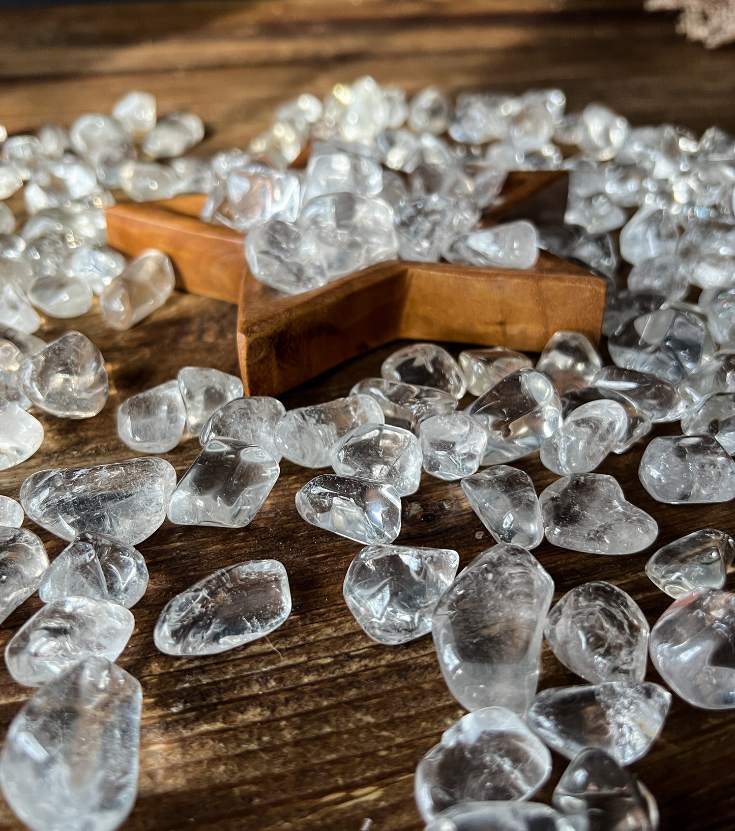 Clear Quartz Tumbled Stones