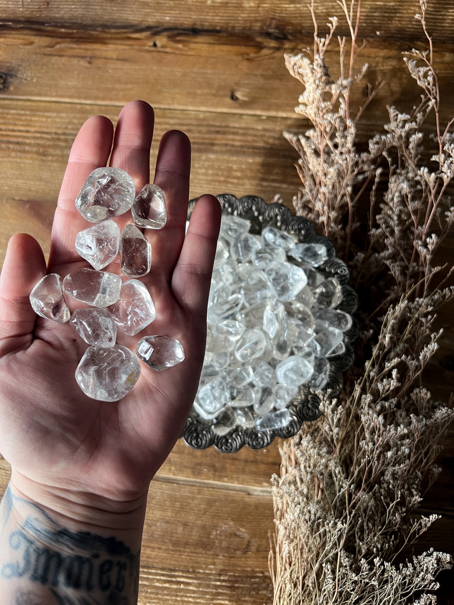 Clear Quartz Tumbled Stones