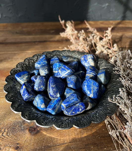 Bulk Lapis Lazuli Tumbled Stones