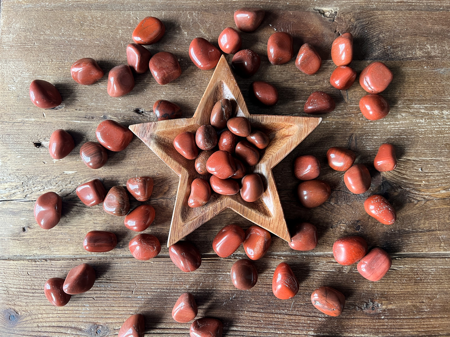 bulk Red Jasper Tumbled Stones