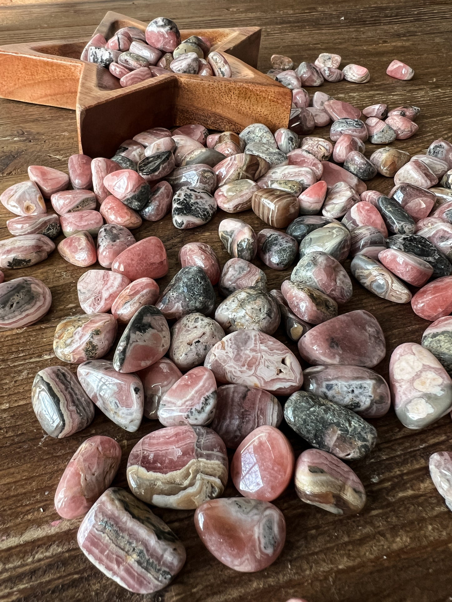 Small Rhodochrosite Tumbled Stones
