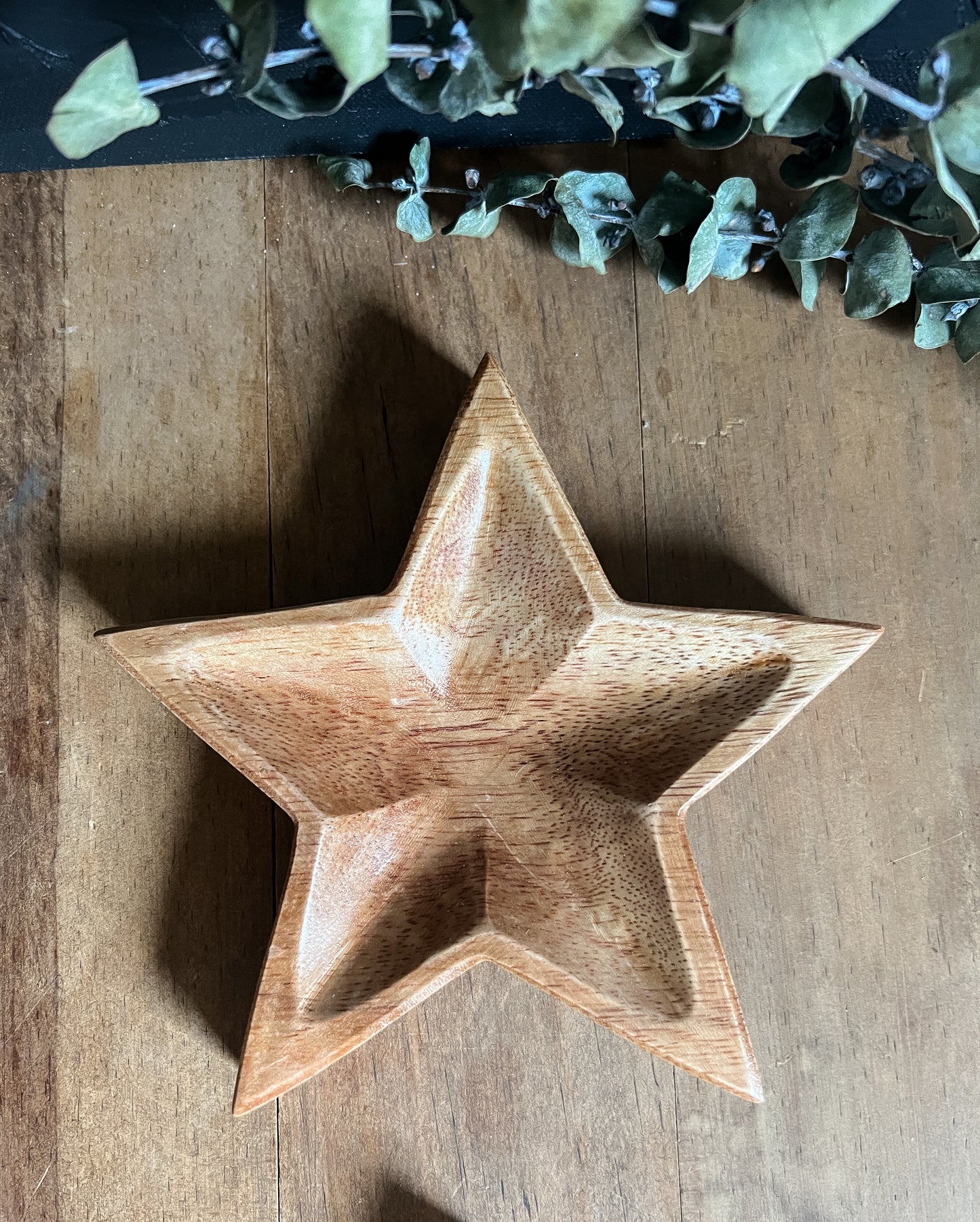 Wood Star Dish