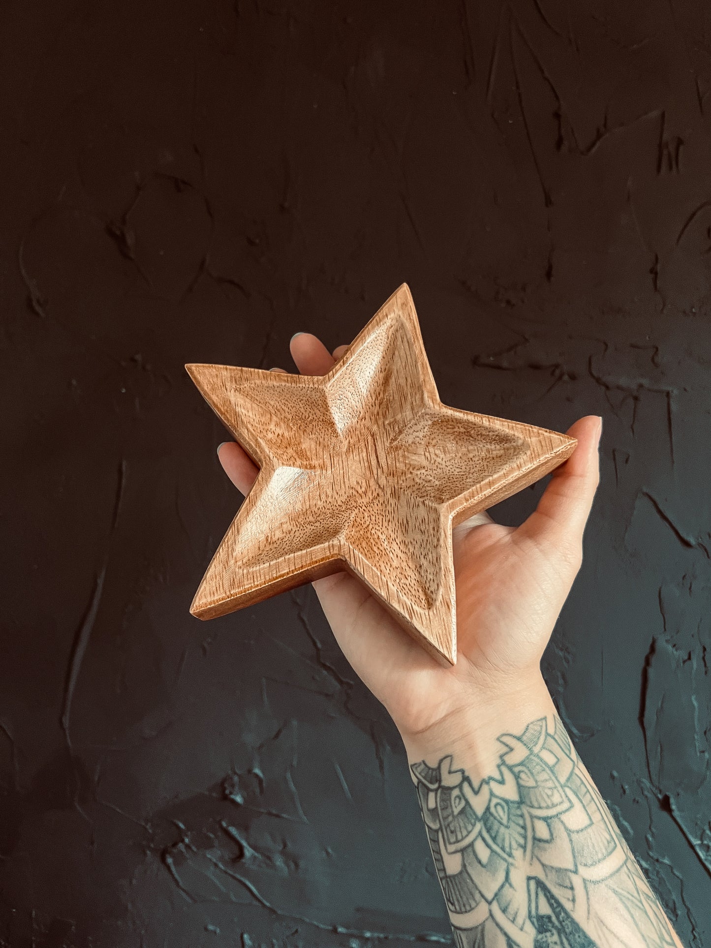 Wood Star Dish