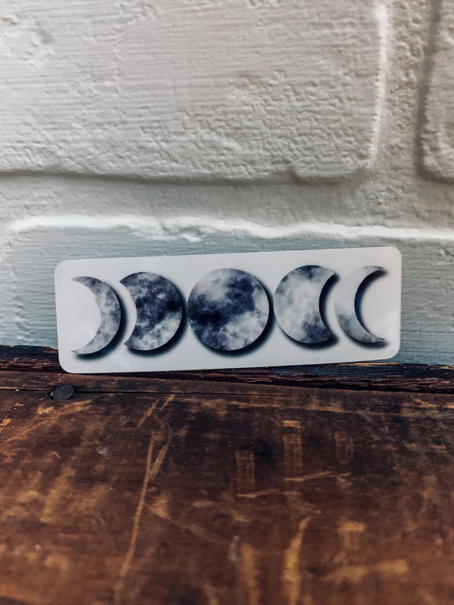 Moon Phases Sticker - Purple