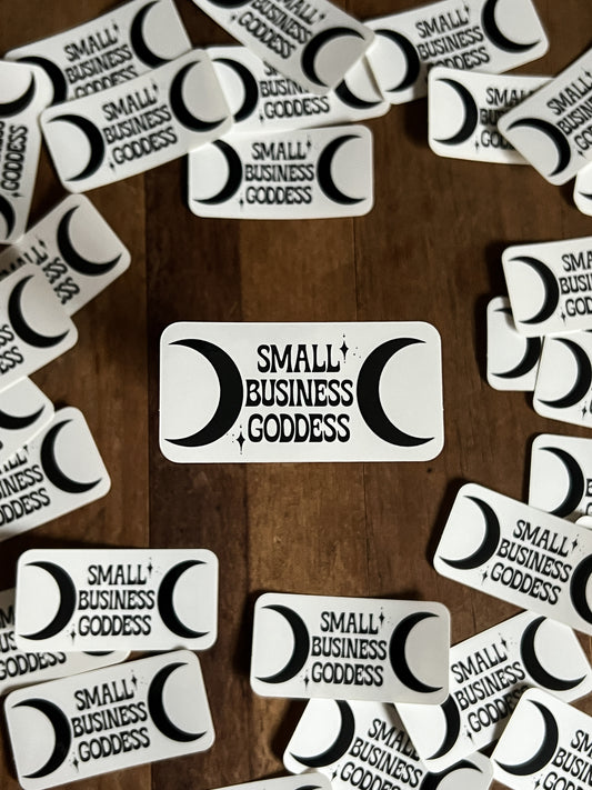 Small Business Goddess Sticker