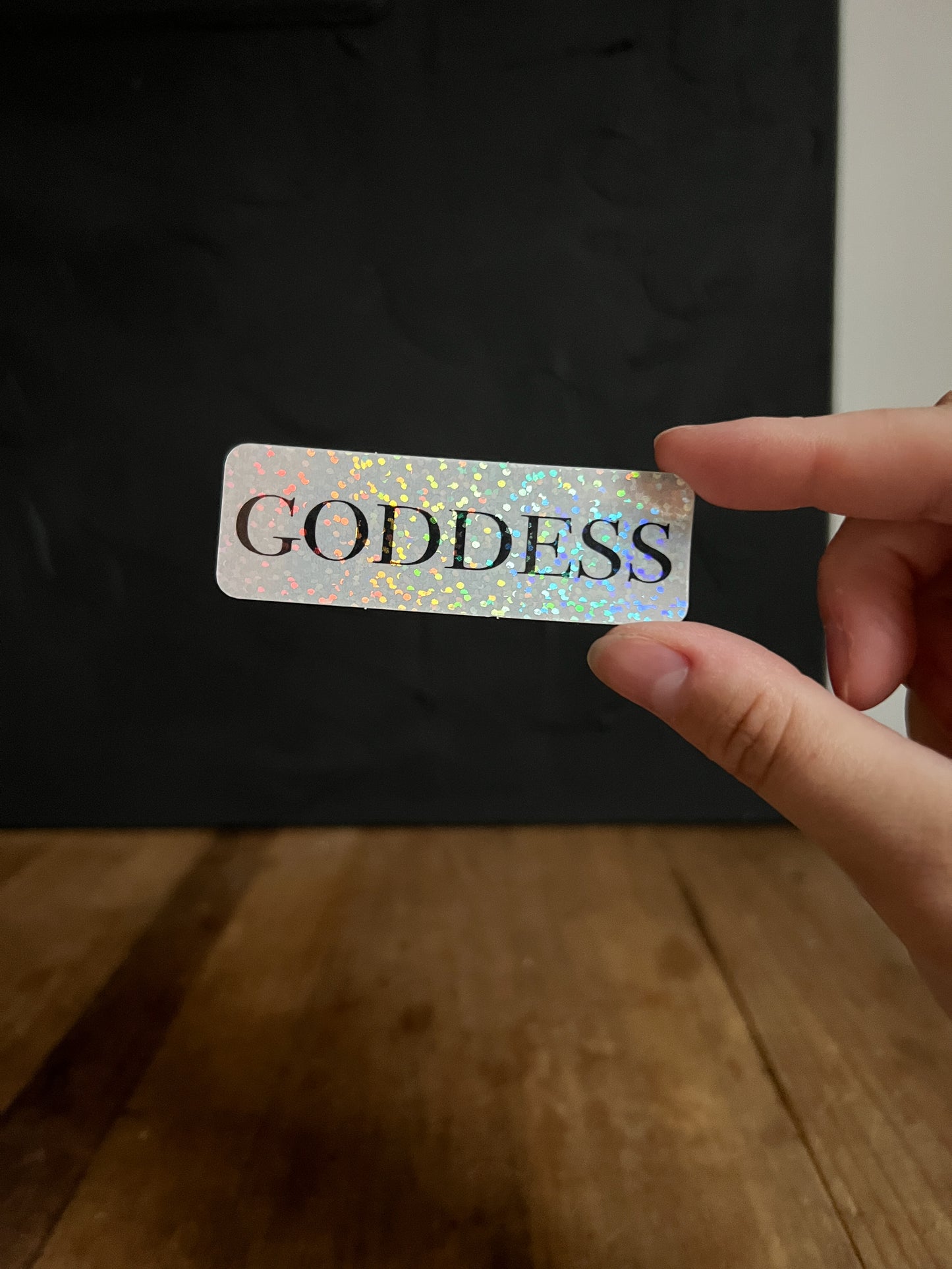 Goddess Glitter Sticker