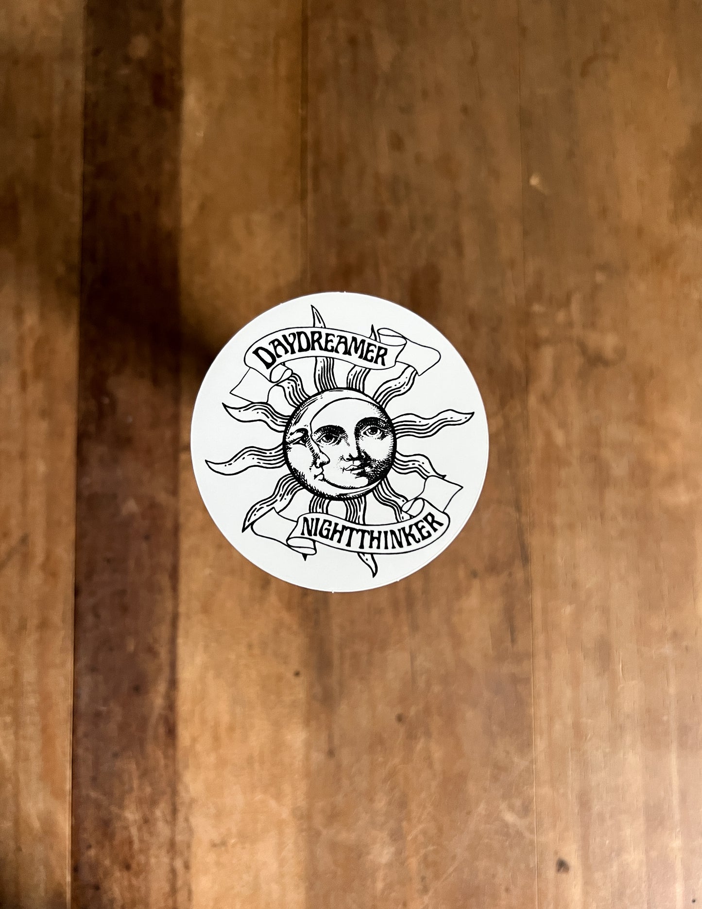 Day Dreamer Night Thinker Sticker