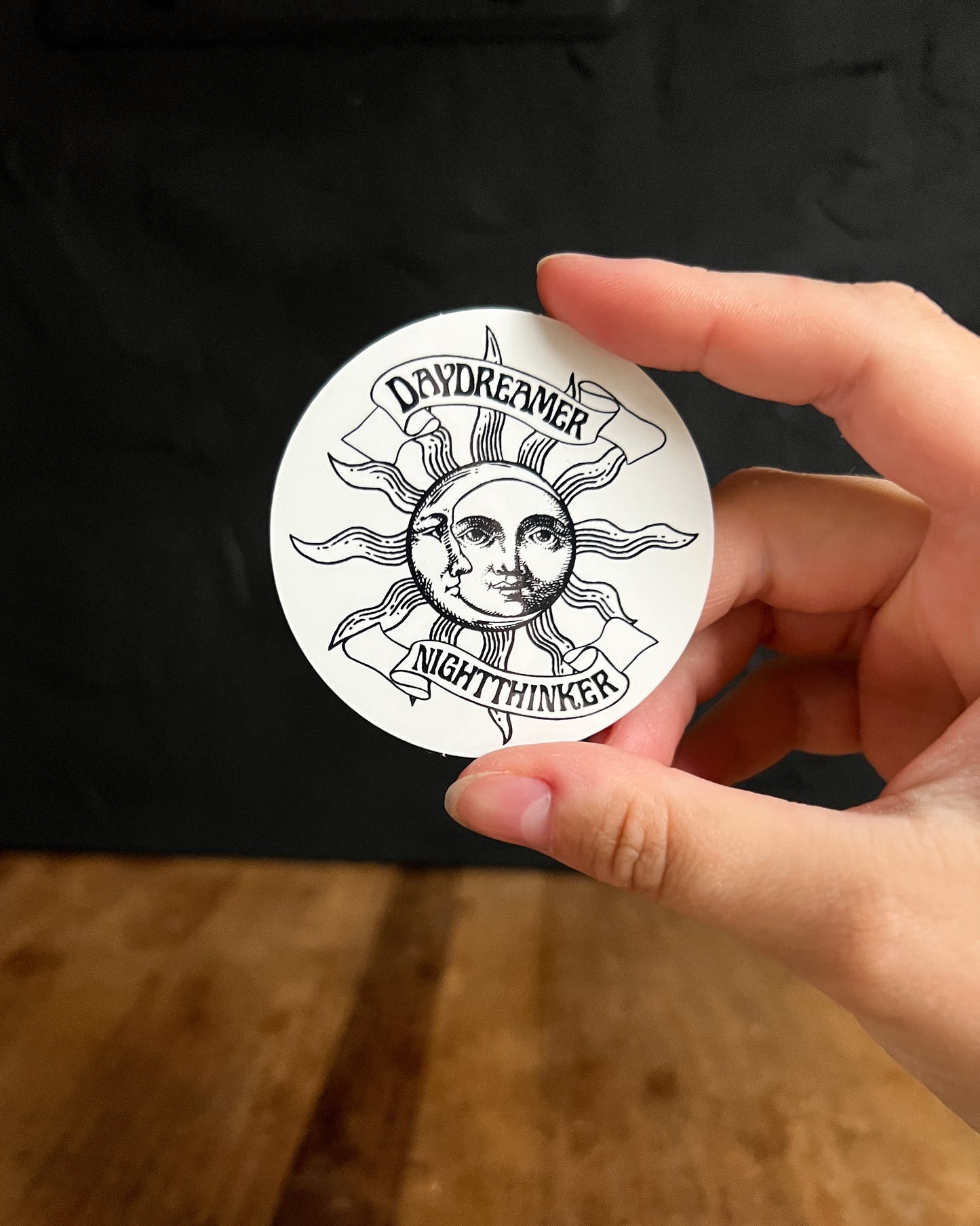 Day Dreamer Night Thinker Sticker